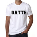Men's Tee Shirt Vintage T shirt Datte X-Small White 00561