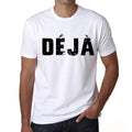 Men's Tee Shirt Vintage T shirt DÈj‡ X-Small White 00560