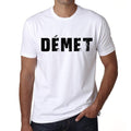 Men's Tee Shirt Vintage T shirt Démet X-Small White 00561