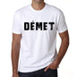 Mens Tee Shirt Vintage T Shirt Démet X-Small White 00561 - White / Xs - Casual