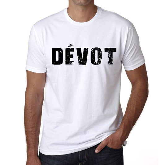 Mens Tee Shirt Vintage T Shirt Dévot X-Small White 00561 - White / Xs - Casual