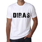 Mens Tee Shirt Vintage T Shirt Diras X-Small White 00561 - White / Xs - Casual