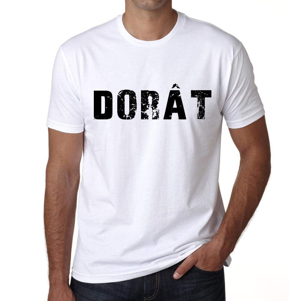 Mens Tee Shirt Vintage T Shirt Dorât X-Small White 00561 - White / Xs - Casual
