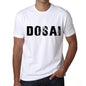 Mens Tee Shirt Vintage T Shirt Dosai X-Small White 00561 - White / Xs - Casual