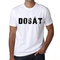 Men's Tee Shirt Vintage T shirt Dosât X-Small White 00561