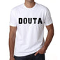 Mens Tee Shirt Vintage T Shirt Douta X-Small White 00561 - White / Xs - Casual