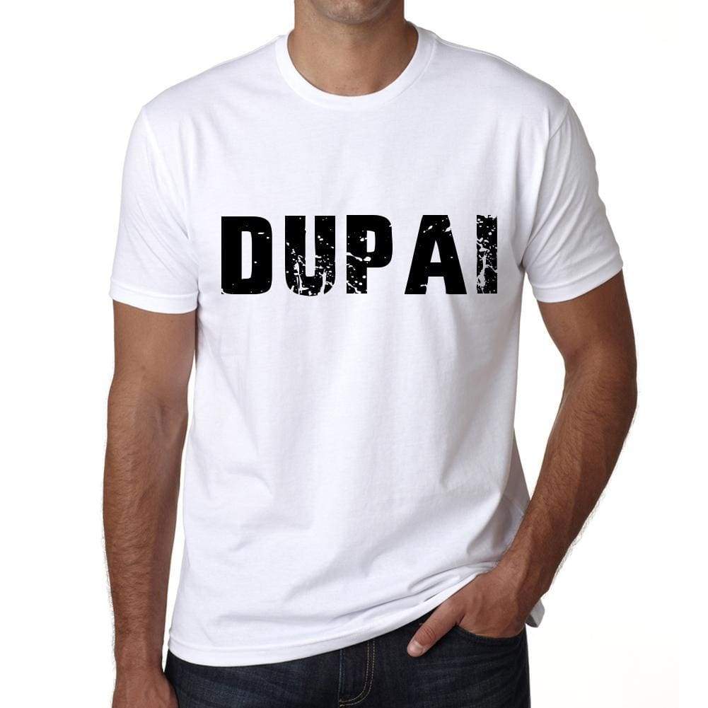 Mens Tee Shirt Vintage T Shirt Dupai X-Small White 00561 - White / Xs - Casual