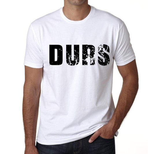 Mens Tee Shirt Vintage T Shirt Durs X-Small White 00560 - White / Xs - Casual