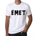Men's Tee Shirt Vintage T shirt Èmet X-Small White 00560