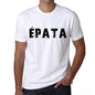 Mens Tee Shirt Vintage T Shirt Épata X-Small White 00561 - White / Xs - Casual