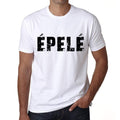 Men's Tee Shirt Vintage T shirt épelé X-Small White 00561
