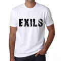 Men's Tee Shirt Vintage T shirt Exils X-Small White 00561