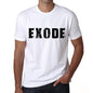 Mens Tee Shirt Vintage T Shirt Exode X-Small White 00561 - White / Xs - Casual