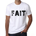 Men's Tee Shirt Vintage T shirt Fait X-Small White 00560