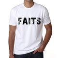 Men's Tee Shirt Vintage T shirt Faits X-Small White 00561