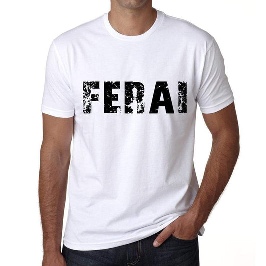 Mens Tee Shirt Vintage T Shirt Ferai X-Small White 00561 - White / Xs - Casual