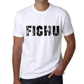 Men's Tee Shirt Vintage T shirt Fichu X-Small White 00561