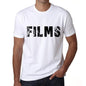 Mens Tee Shirt Vintage T Shirt Films X-Small White 00561 - White / Xs - Casual