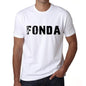 Mens Tee Shirt Vintage T Shirt Fonda X-Small White 00561 - White / Xs - Casual