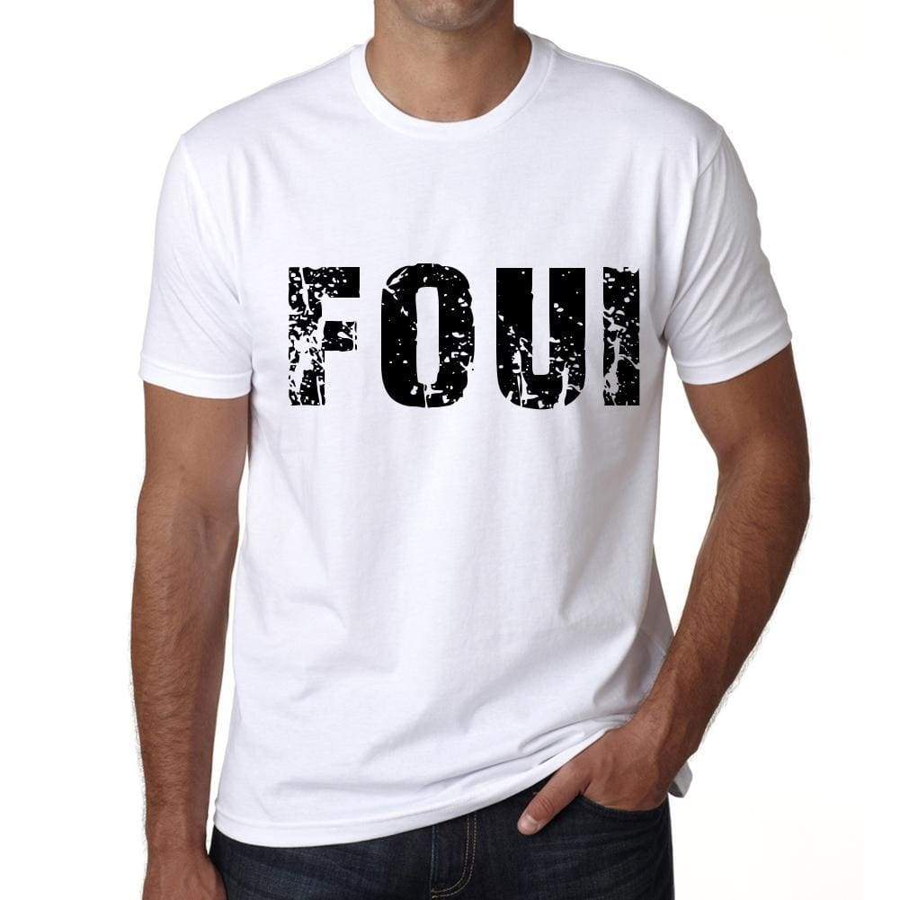 Mens Tee Shirt Vintage T Shirt Foui X-Small White 00560 - White / Xs - Casual