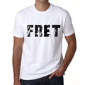 Men's Tee Shirt Vintage T shirt Fret X-Small White 00560