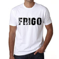 Men's Tee Shirt Vintage T shirt Frigo X-Small White 00561