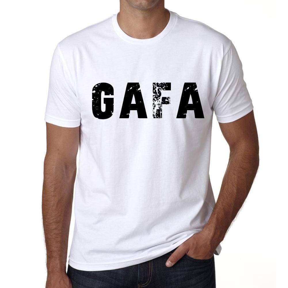 Mens Tee Shirt Vintage T Shirt Gafa X-Small White 00560 - White / Xs - Casual