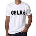 Men's Tee Shirt Vintage T shirt Gelas X-Small White 00561