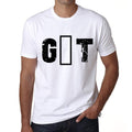 Men's Tee Shirt Vintage T shirt Gît X-Small White 00559