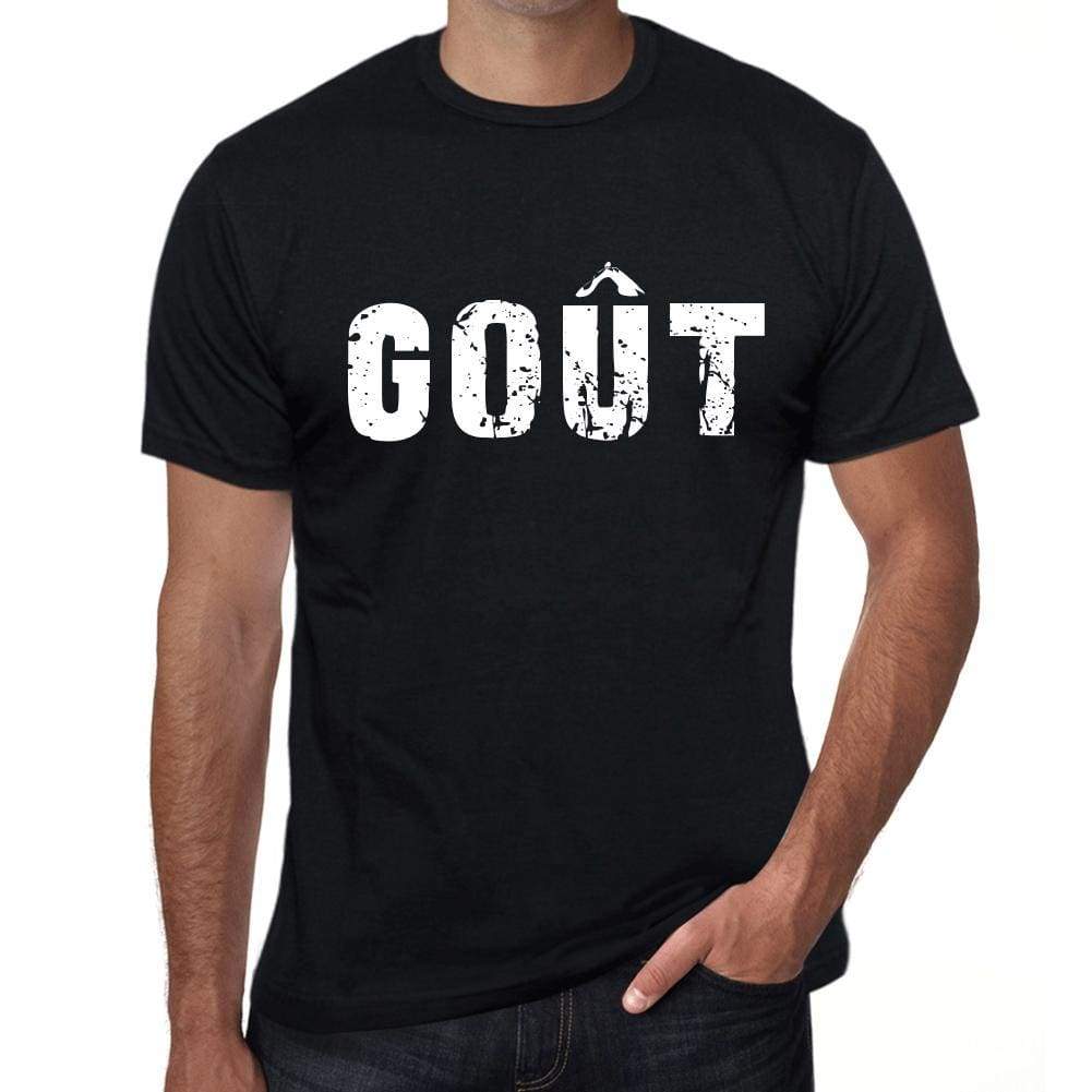 <span>Men's</span> Tee Shirt Vintage T shirt Goût X-Small Black 00557 - ULTRABASIC