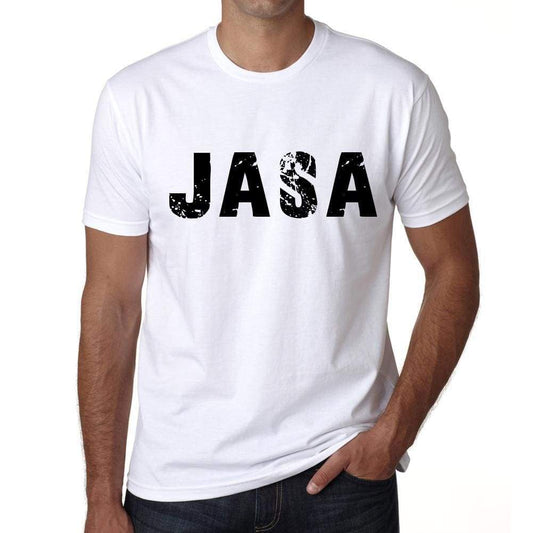 Mens Tee Shirt Vintage T Shirt Jasa X-Small White 00560 - White / Xs - Casual