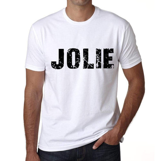 Mens Tee Shirt Vintage T Shirt Jolie X-Small White 00561 - White / Xs - Casual