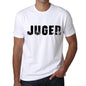 Mens Tee Shirt Vintage T Shirt Juger X-Small White 00561 - White / Xs - Casual
