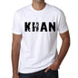 Mens Tee Shirt Vintage T Shirt Khan X-Small White 00560 - White / Xs - Casual