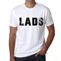 Men's Tee Shirt Vintage T shirt Lads X-Small White 00560