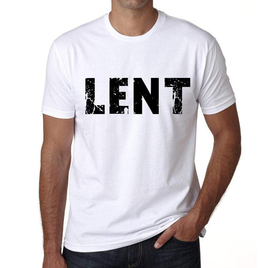 Mens Tee Shirt Vintage T Shirt Lent X-Small White 00560 - White / Xs - Casual