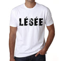 Men's Tee Shirt Vintage T shirt LÈsÈe X-Small White 00561