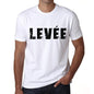 Mens Tee Shirt Vintage T Shirt Levèe X-Small White 00561 - White / Xs - Casual