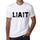 Mens Tee Shirt Vintage T Shirt Liait X-Small White 00561 - White / Xs - Casual