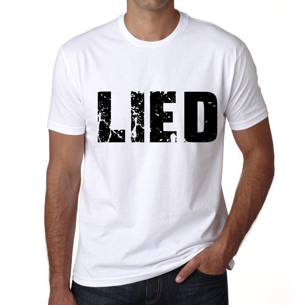 Mens Tee Shirt Vintage T Shirt Lied X-Small White 00560 - White / Xs - Casual