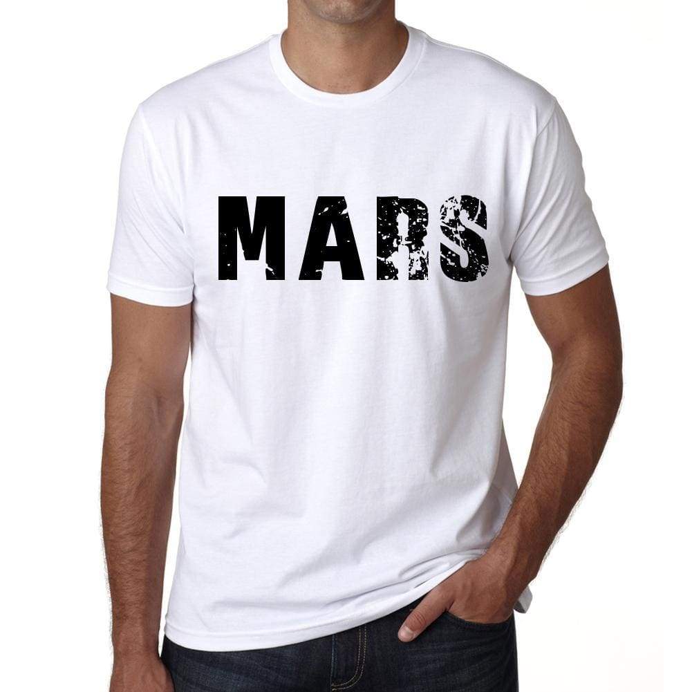 Mens Tee Shirt Vintage T Shirt Mars X-Small White 00560 - White / Xs - Casual