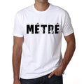 Men's Tee Shirt Vintage T shirt Métré X-Small White