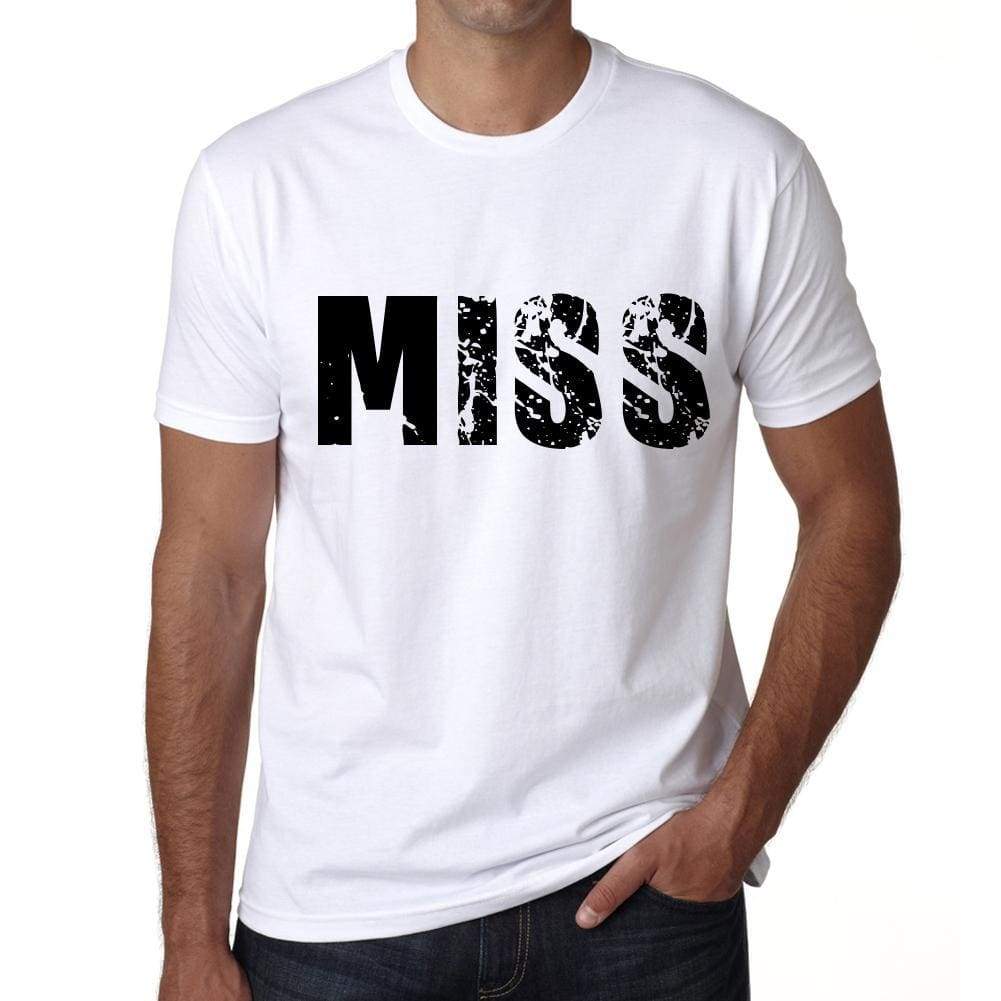 Mens Tee Shirt Vintage T Shirt Miss X-Small White 00560 - White / Xs - Casual