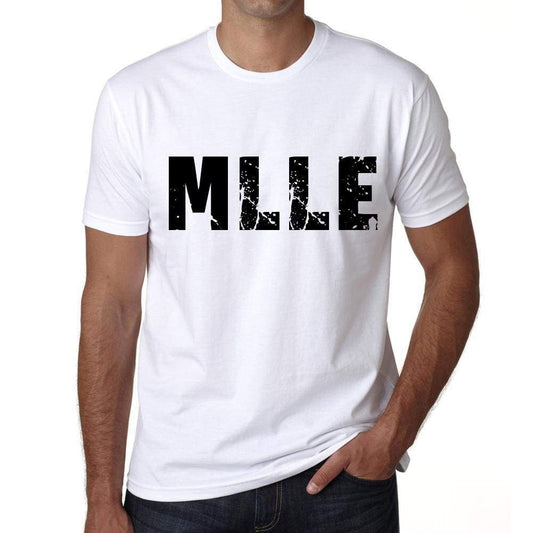 Mens Tee Shirt Vintage T Shirt Mlle X-Small White 00560 - White / Xs - Casual