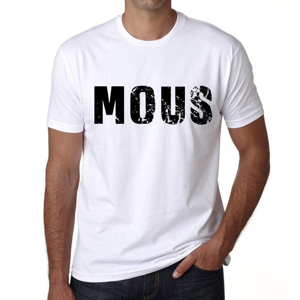 Mens Tee Shirt Vintage T Shirt Mous X-Small White 00560 - White / Xs - Casual
