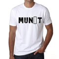 Men's Tee Shirt Vintage T shirt Munët X-Small White