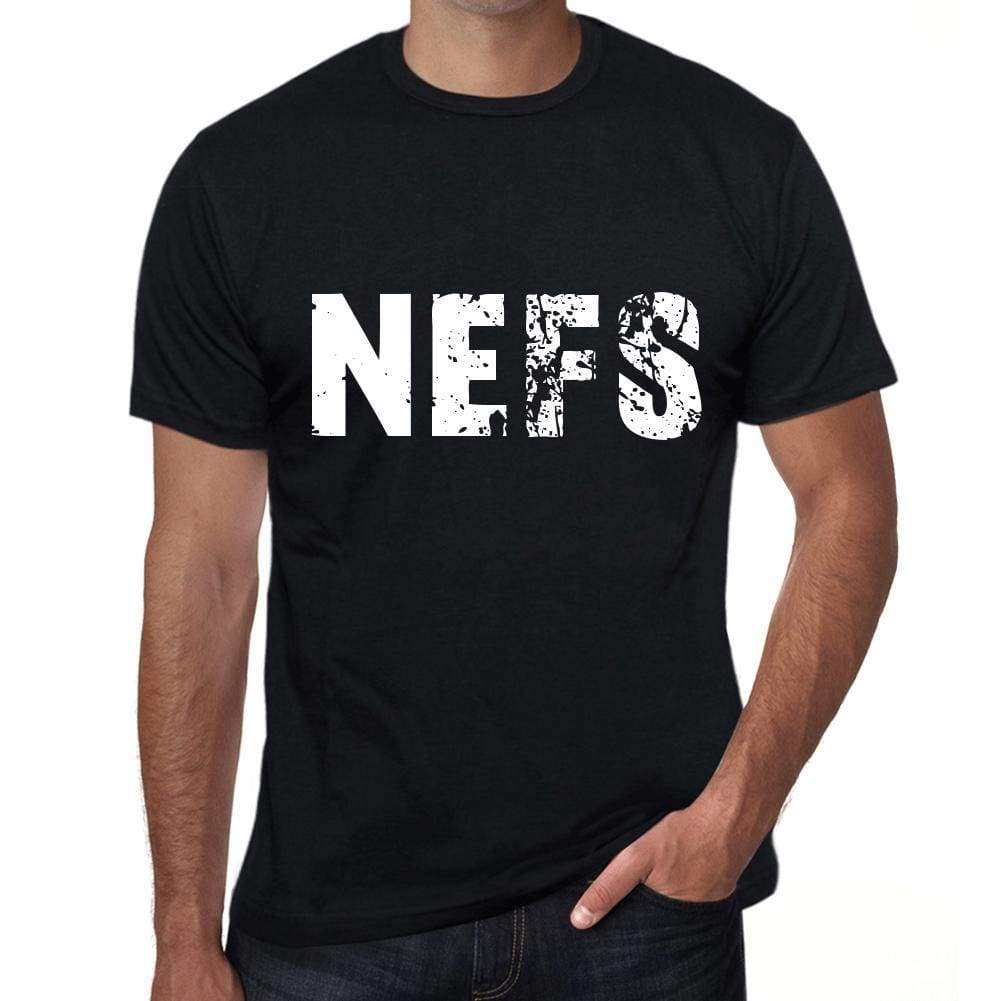 Mens Tee Shirt Vintage T Shirt Nefs X-Small Black 00557 - Black / Xs - Casual