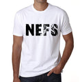 Men's Tee Shirt Vintage T shirt Nefs X-Small White 00560