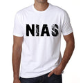 Men's Tee Shirt Vintage T shirt Nias X-Small White 00560