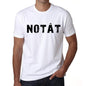 Mens Tee Shirt Vintage T Shirt Notât X-Small White - White / Xs - Casual